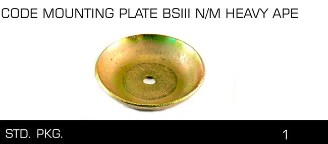 CODE MOUNTING PLATE BSIII N M HEAVY APE